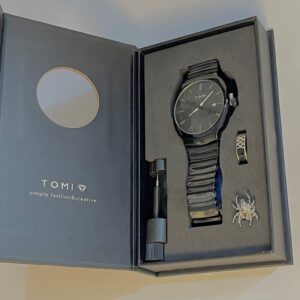 TOMI WATCH  | Black Elegance Gift Set