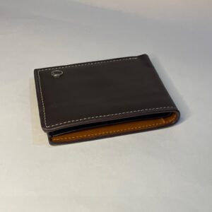 Luxury Bi-Fold Leather Wallet – Dual Tone Design
