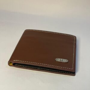 Luxury Bi-Fold Leather Wallet – Dual Tone Design