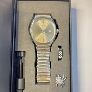 TOMI Silver Classic Wristwatch Gift Set
