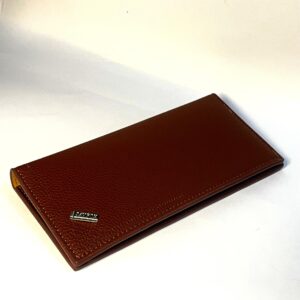 Luxury Brown Leather Long Wallet –Slim & Stylish