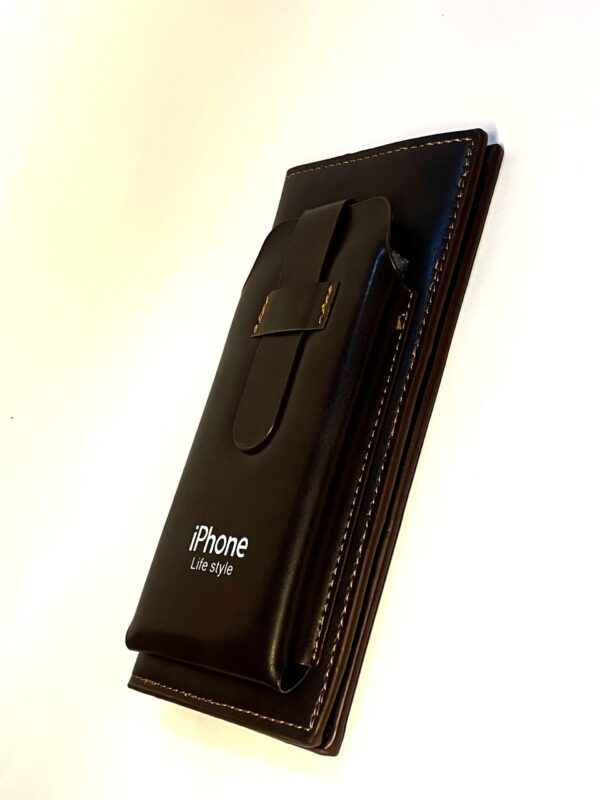 iPhone Lifestyle Leather Belt Pouch – Classic Vertical Holster Case