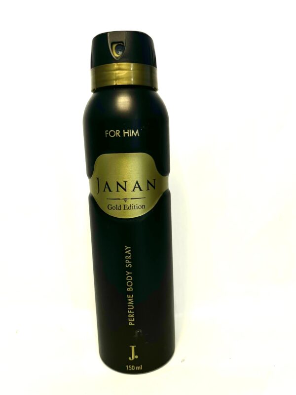 Janan ( j.) Gold Edition Perfume Body Spray – For Him (150ml)